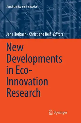 Reif / Horbach |  New Developments in Eco-Innovation Research | Buch |  Sack Fachmedien