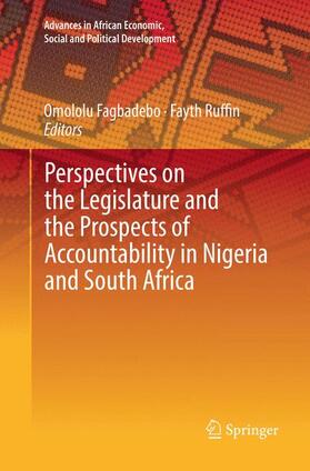 Ruffin / Fagbadebo |  Perspectives on the Legislature and the Prospects of Accountability in Nigeria and South Africa | Buch |  Sack Fachmedien