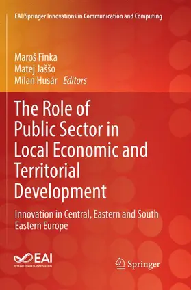 Finka / Husár / Jaššo |  The Role of Public Sector in Local Economic and Territorial Development | Buch |  Sack Fachmedien