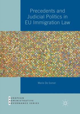 De Somer |  Precedents and Judicial Politics in EU Immigration Law | Buch |  Sack Fachmedien