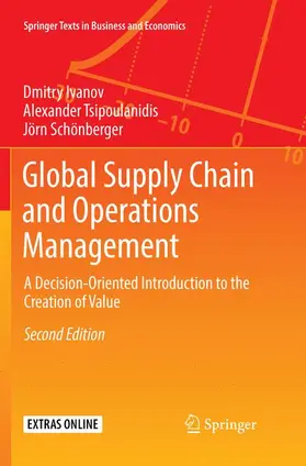 Ivanov / Schönberger / Tsipoulanidis |  Global Supply Chain and Operations Management | Buch |  Sack Fachmedien