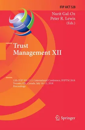 Lewis / Gal-Oz |  Trust Management XII | Buch |  Sack Fachmedien