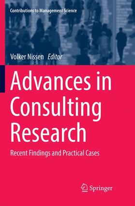 Nissen |  Advances in Consulting Research | Buch |  Sack Fachmedien