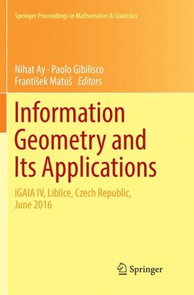 Ay / Matúš / Gibilisco |  Information Geometry and Its Applications | Buch |  Sack Fachmedien
