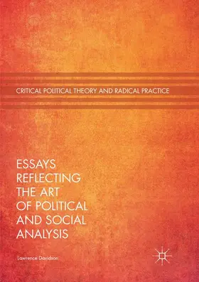 Davidson |  Essays Reflecting the Art of Political and Social Analysis | Buch |  Sack Fachmedien