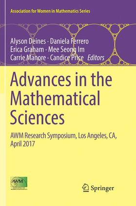 Deines / Ferrero / Price |  Advances in the Mathematical Sciences | Buch |  Sack Fachmedien