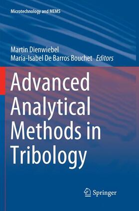 De Barros Bouchet / Dienwiebel | Advanced Analytical Methods in Tribology | Buch | 978-3-030-07641-2 | sack.de