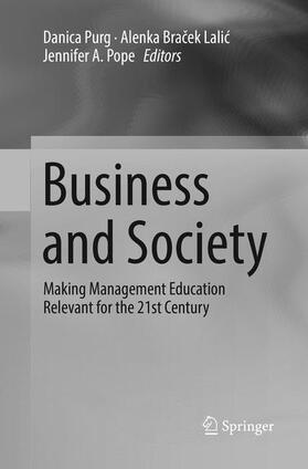 Purg / Pope / Bracek Lalic |  Business and Society | Buch |  Sack Fachmedien