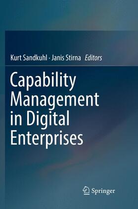 Stirna / Sandkuhl | Capability Management in Digital Enterprises | Buch | 978-3-030-08010-5 | sack.de