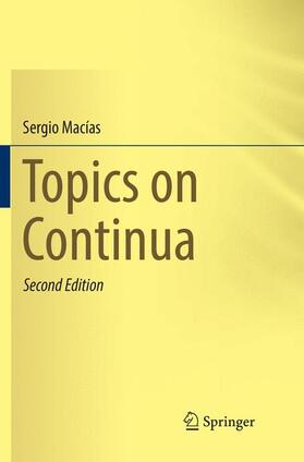 Macías |  Topics on Continua | Buch |  Sack Fachmedien