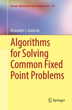 Zaslavski |  Algorithms for Solving Common Fixed Point Problems | Buch |  Sack Fachmedien