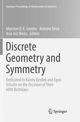 Conder / Weiss / Deza |  Discrete Geometry and Symmetry | Buch |  Sack Fachmedien