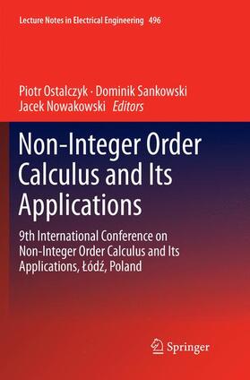 Ostalczyk / Nowakowski / Sankowski |  Non-Integer Order Calculus and its Applications | Buch |  Sack Fachmedien