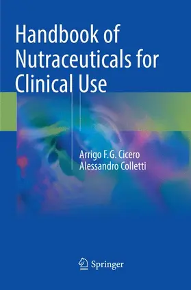 Colletti / Cicero |  Handbook of Nutraceuticals for Clinical Use | Buch |  Sack Fachmedien