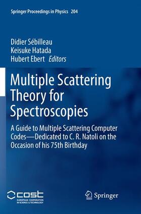 Sébilleau / Ebert / Hatada |  Multiple Scattering Theory for Spectroscopies | Buch |  Sack Fachmedien