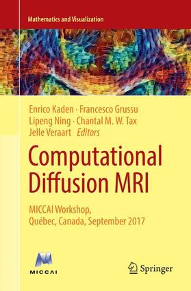 Kaden / Grussu / Veraart |  Computational Diffusion MRI | Buch |  Sack Fachmedien