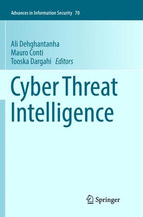Dehghantanha / Dargahi / Conti |  Cyber Threat Intelligence | Buch |  Sack Fachmedien