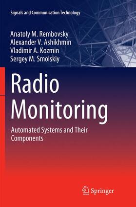 Rembovsky / Smolskiy / Ashikhmin |  Radio Monitoring | Buch |  Sack Fachmedien