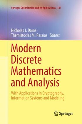 Rassias / Daras |  Modern Discrete Mathematics and Analysis | Buch |  Sack Fachmedien