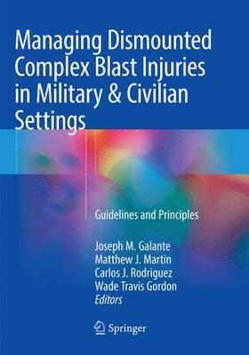 Galante / Gordon / Martin |  Managing Dismounted Complex Blast Injuries in Military & Civilian Settings | Buch |  Sack Fachmedien