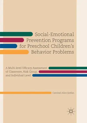 Stefan / Stefan |  Social-Emotional Prevention Programs for Preschool Children's Behavior Problems | Buch |  Sack Fachmedien