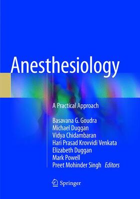 Goudra / Duggan / Chidambaran |  Anesthesiology | Buch |  Sack Fachmedien