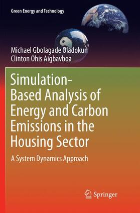 Aigbavboa / Oladokun |  Simulation-Based Analysis of Energy and Carbon Emissions in the Housing Sector | Buch |  Sack Fachmedien