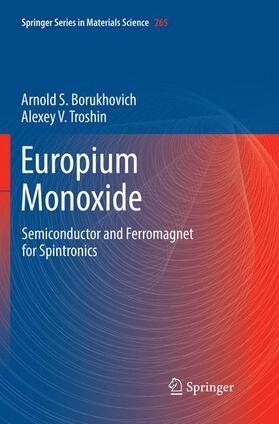 Troshin / Borukhovich |  Europium Monoxide | Buch |  Sack Fachmedien