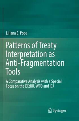 Popa |  Patterns of Treaty Interpretation as Anti-Fragmentation Tools | Buch |  Sack Fachmedien