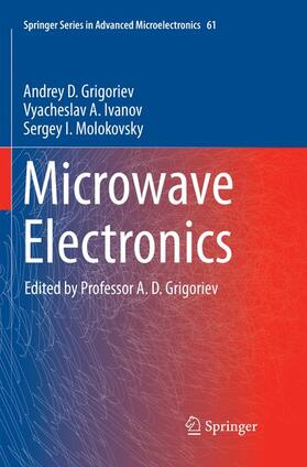 Grigoriev / Molokovsky / Ivanov |  Microwave Electronics | Buch |  Sack Fachmedien