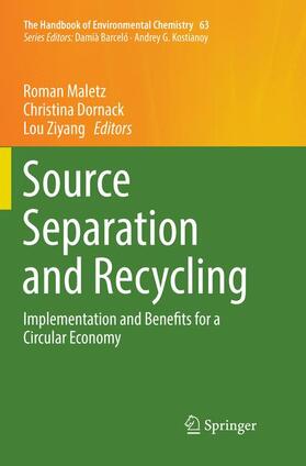 Maletz / Dornack / Ziyang |  Source Separation and Recycling | Buch |  Sack Fachmedien