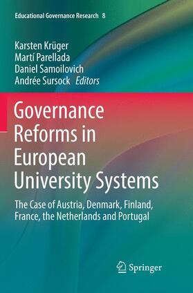 Krüger / Sursock / Parellada |  Governance Reforms in European University Systems | Buch |  Sack Fachmedien