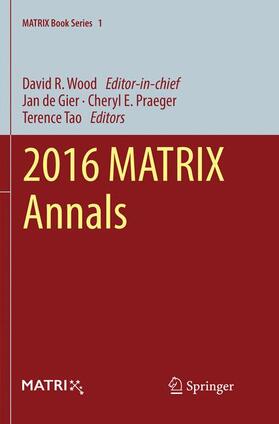 de Gier / Tao / Praeger |  2016 MATRIX Annals | Buch |  Sack Fachmedien