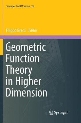 Bracci |  Geometric Function Theory in Higher Dimension | Buch |  Sack Fachmedien