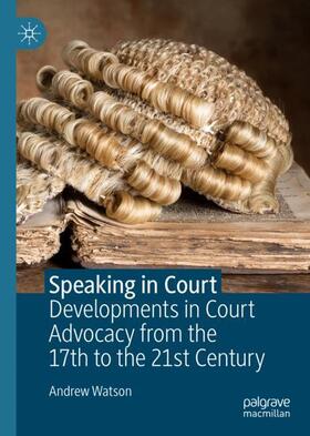 Watson |  Speaking in Court | Buch |  Sack Fachmedien