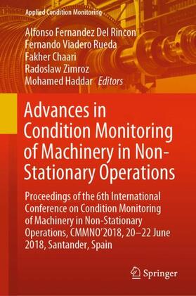 Fernandez Del Rincon / Viadero Rueda / Haddar |  Advances in Condition Monitoring of Machinery in Non-Stationary Operations | Buch |  Sack Fachmedien