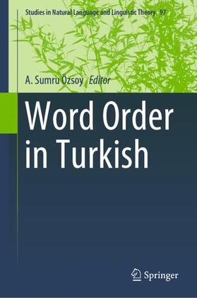 Özsoy |  Word Order in Turkish | Buch |  Sack Fachmedien