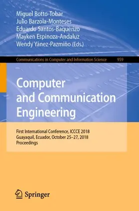 Botto-Tobar / Barzola-Monteses / Yánez-Pazmiño |  Computer and Communication Engineering | Buch |  Sack Fachmedien