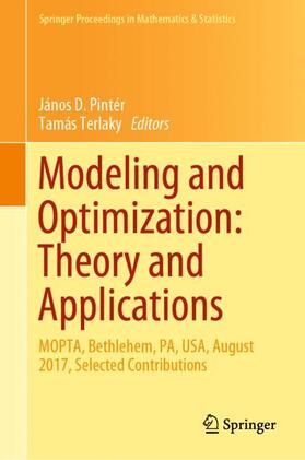 Terlaky / Pintér |  Modeling and Optimization: Theory and Applications | Buch |  Sack Fachmedien