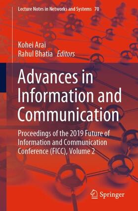 Arai / Bhatia | Advances in Information and Communication | Buch | 978-3-030-12384-0 | sack.de