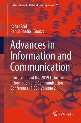 Arai / Bhatia |  Advances in Information and Communication | eBook | Sack Fachmedien