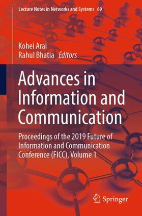 Bhatia / Arai |  Advances in Information and Communication | Buch |  Sack Fachmedien