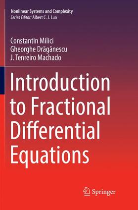 Milici / Tenreiro Machado / Draganescu |  Introduction to Fractional Differential Equations | Buch |  Sack Fachmedien