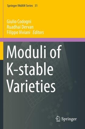 Codogni / Viviani / Dervan |  Moduli of K-stable Varieties | Buch |  Sack Fachmedien