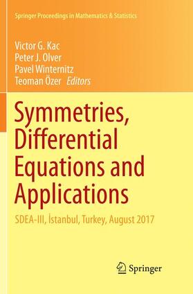 Kac / Özer / Olver |  Symmetries, Differential Equations and Applications | Buch |  Sack Fachmedien