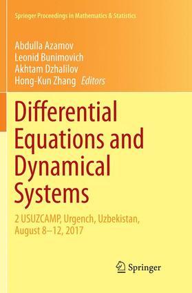 Azamov / Zhang / Bunimovich |  Differential Equations and Dynamical Systems | Buch |  Sack Fachmedien