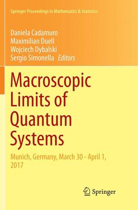 Cadamuro / Simonella / Duell |  Macroscopic Limits of Quantum Systems | Buch |  Sack Fachmedien