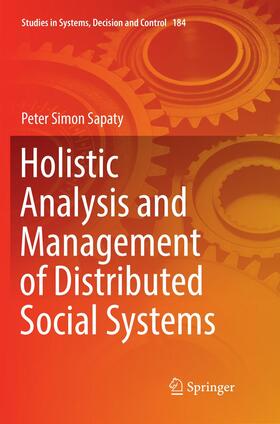 Sapaty |  Holistic Analysis and Management of Distributed Social Systems | Buch |  Sack Fachmedien