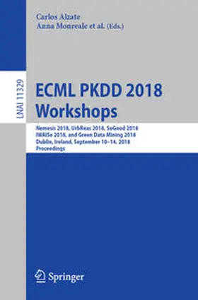 Alzate / Monreale / Koprinska |  ECML PKDD 2018 Workshops | eBook | Sack Fachmedien