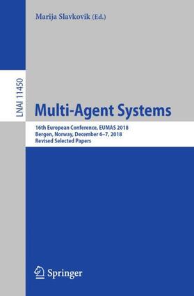 Slavkovik |  Multi-Agent Systems | Buch |  Sack Fachmedien